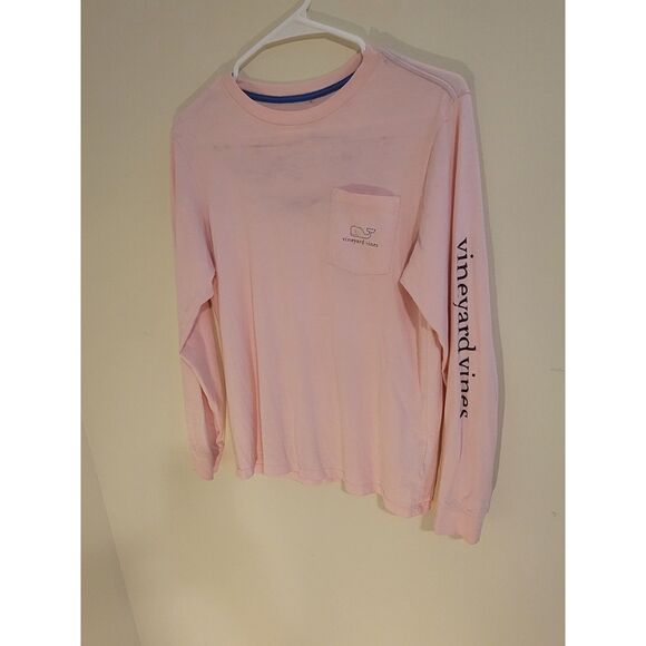 Vineyard Vintage Women Whale Long-Sleeve Pocket Tee - Picture 4 of 4